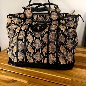 Tory Burch Snake print tote